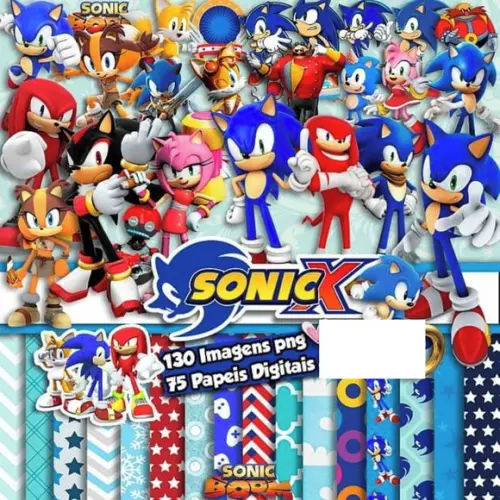 Arquivo Kit Digital Sonic 2021(compre 1 Lev+5
