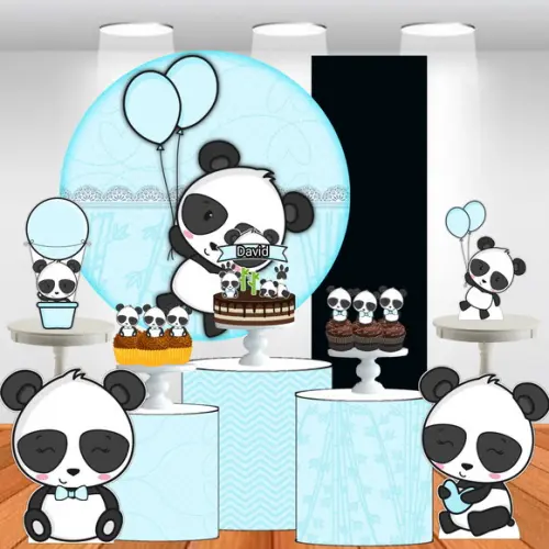 Arquivo Kit Festa Panda Menino (compre 1 e Leve+5