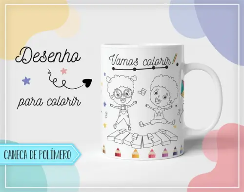 Arquivo Sublimação Caneca Dia das Crianças (compre 1 Leve+1