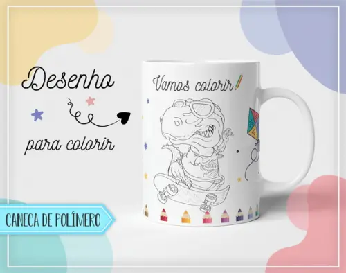 Arquivo Sublimação Caneca Dia das Crianças (compre 1 Leve+1