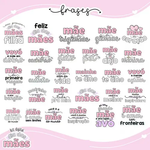 Kit Digital Dia das Mães 2023 ( compre 1 leve +5