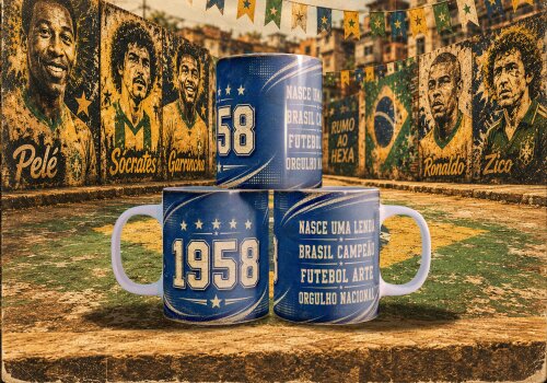 Arquivo para sublimação Arte Caneca e Bottons Copa 26 - compre 