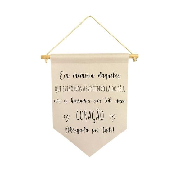 Flamula Decorativa em Memoria Daqueles