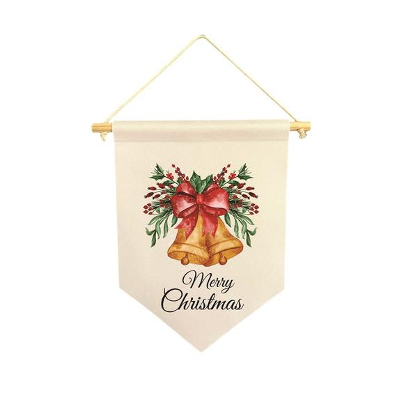 Flamula Decorativa para Porta de Natal