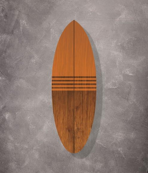 Prancha de Surf Decorativa em mdf