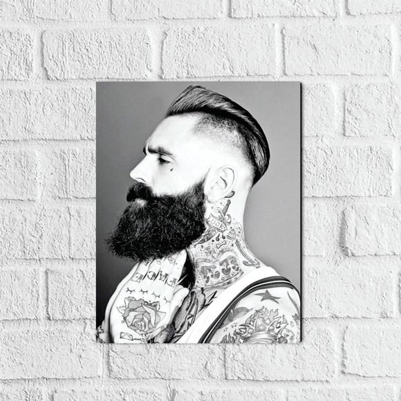 Placa Decorativa Barbearia barbeiro corte em mdf