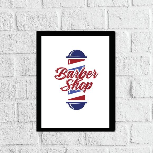 Placa Decorativa Barbearia em mdf