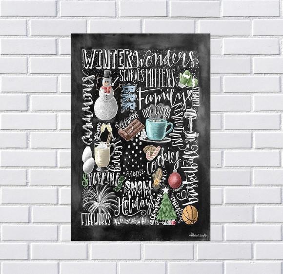 Placa Decorativa Natal 20x30