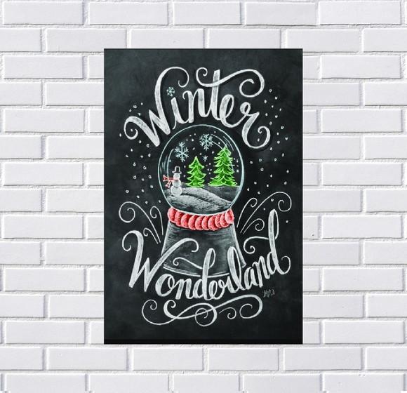 Placa Decorativa Natal 20x30