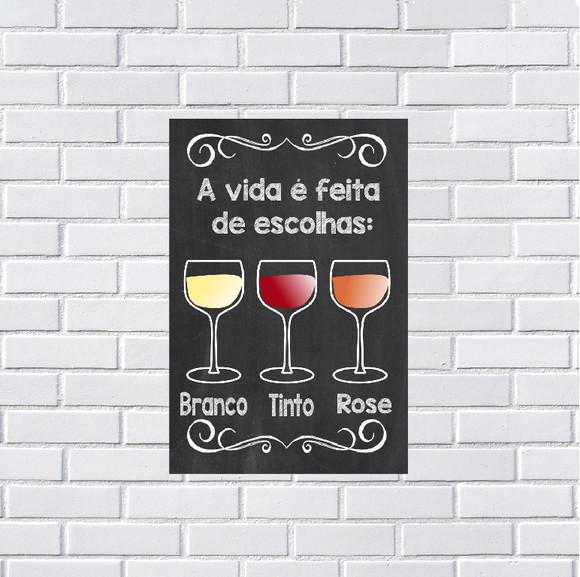 Placa Decorativa Bar Bebidas 20x30