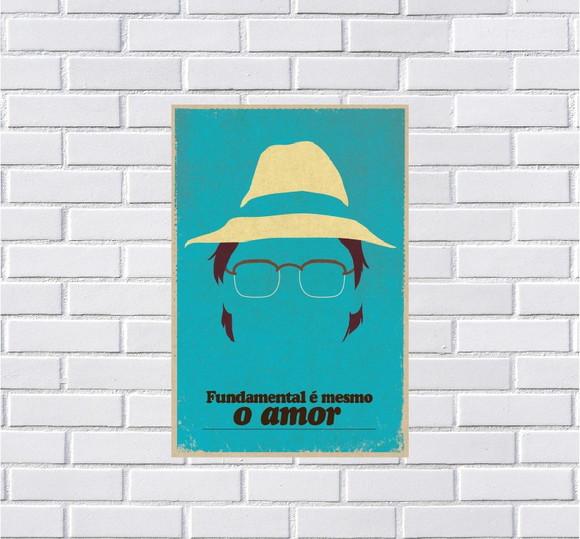 Placa Decorativa Bandas Música 20x30