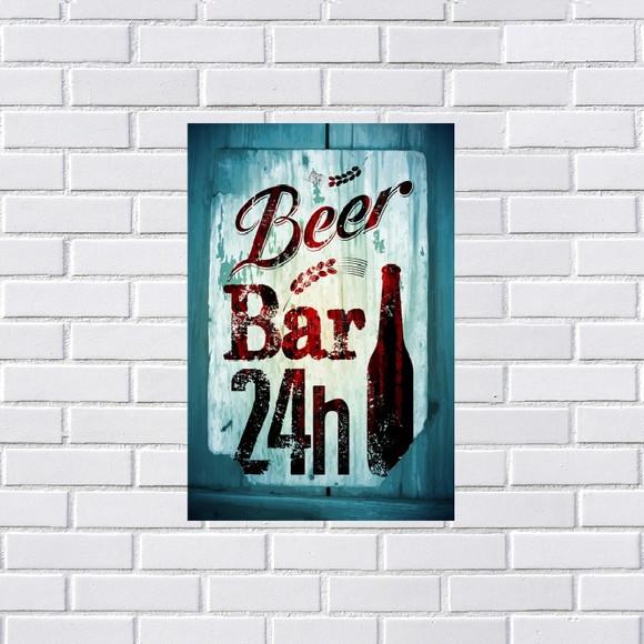 Placa Decorativa Bar Bebidas 20x30