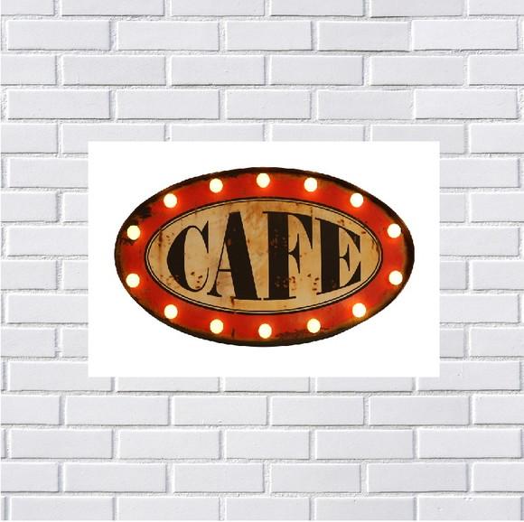 Placa Decorativa café 20x30