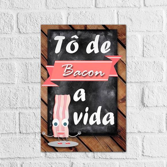Placas decorativas Frases cozinha em mdf 20x30