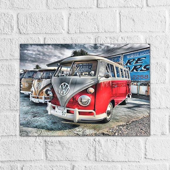 Placa Decorativa carros e motos em mdf 20x30