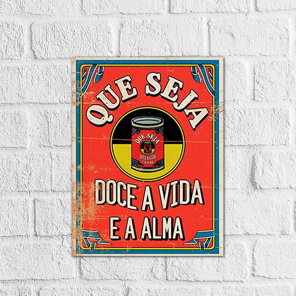 Placas decorativas Frases cozinha em mdf 20x30