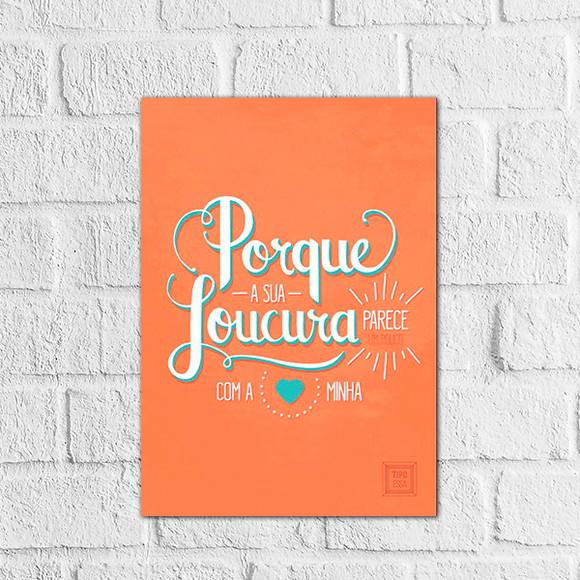 Placas decorativas frases em mdf 20x30