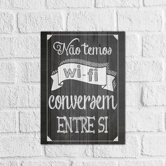 Placas decorativas frases em mdf 20x30