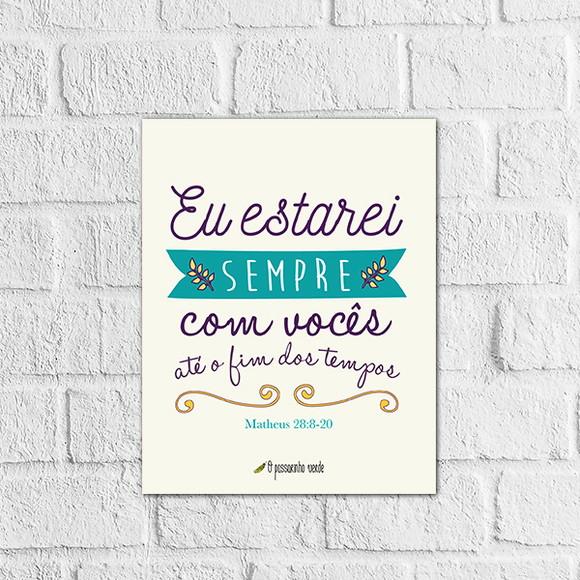 Placas decorativas frases em mdf 20x30