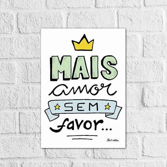 Placas decorativas frases em mdf 20x30