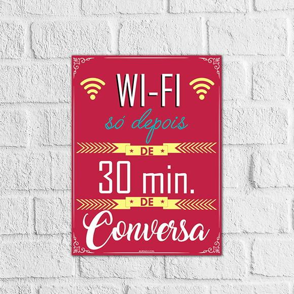 Placas decorativas frases em mdf 20x30