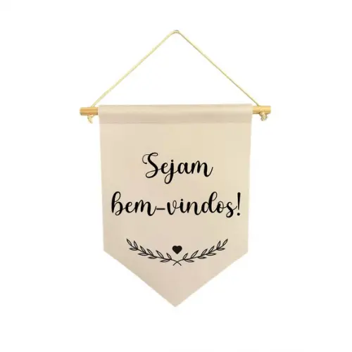 Flamula Decorativa Sejam Bem Vindos