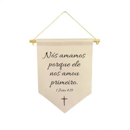 Flamula Decorativa Nós Amamos Pq Eles nos Amou Primeiro