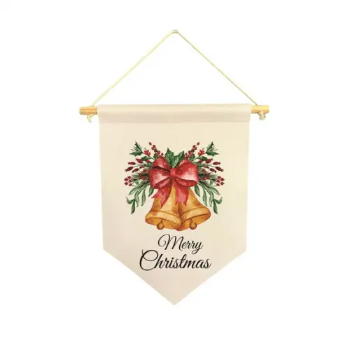 Flamula Decorativa para Porta de Natal