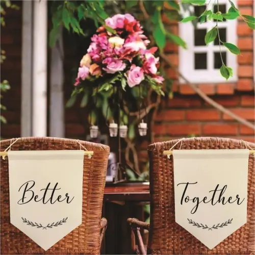 2 Flamulas Decorativas Casamento Better Together