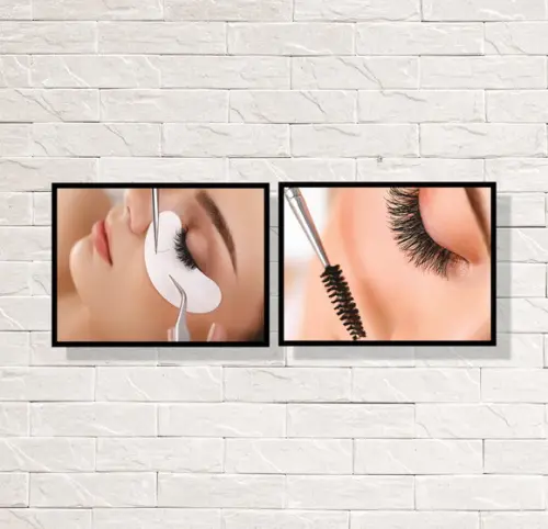 Placas Decorativas Spa Estética Beleza Cílios em mdf