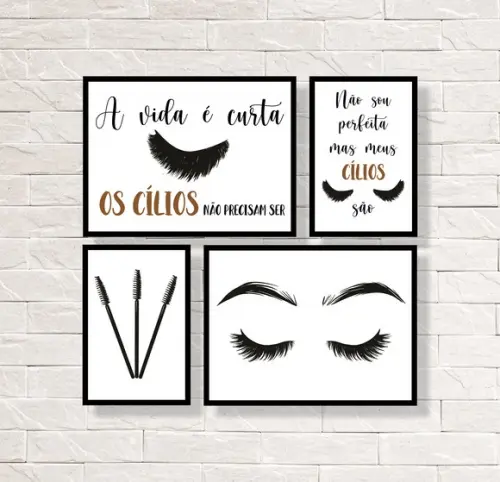 Placas Decorativas Spa Estética Massagem em mdf