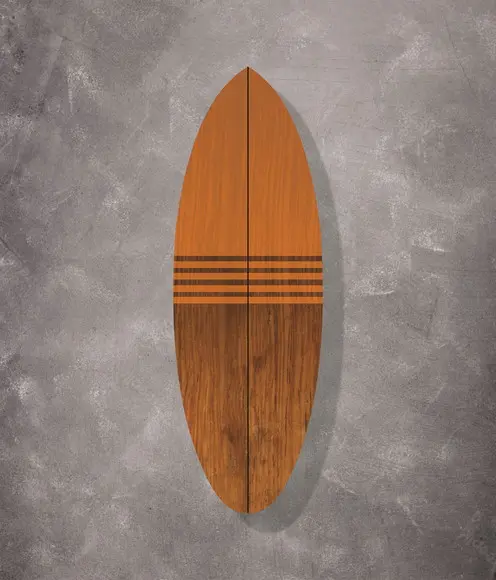 Prancha de Surf Decorativa em mdf