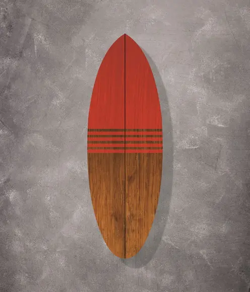 Prancha de Surf Decorativa em mdf