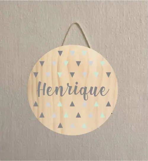 Placa Decoração Infantil Porta Maternidade em mdf