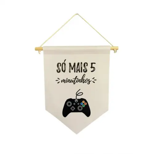 Flamula decorativa game so mais 5 minutinhos