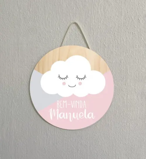 Placa Decoração Infantil Porta Maternidade