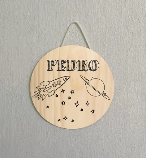 Placa Decoração Infantil Porta Maternidade