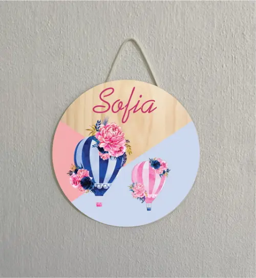 Placa Decoração Infantil Porta Maternidade