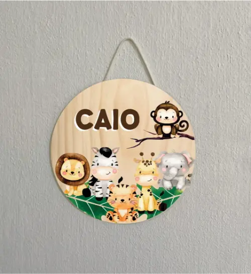 Placa Decoração Infantil Porta Maternidade