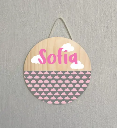 Placa Decoração Infantil Porta Maternidade