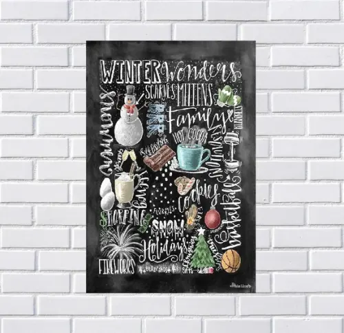 Placa Decorativa Natal 20x30