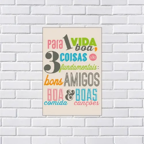 Placa Decorativa frases 20x30