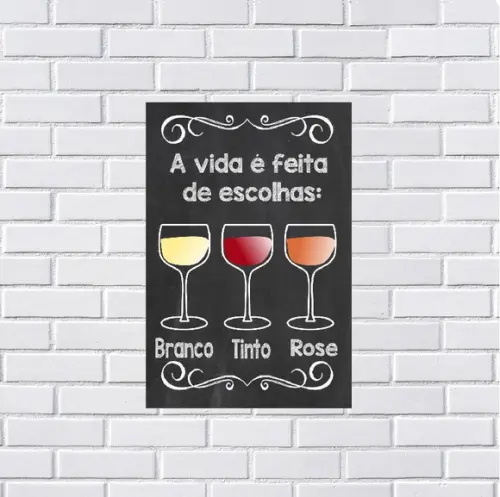 Placa Decorativa Bar Bebidas 20x30
