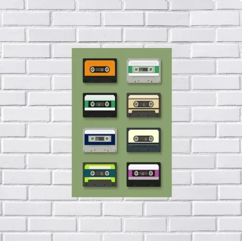 Placa Decorativa Bandas Música 20x30