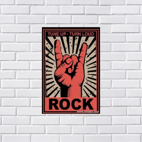 Placa Decorativa Bandas Música 20x30
