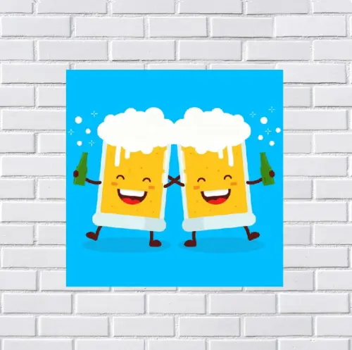 Placa Decorativa Bar Bebidas 20x20