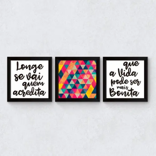 Placas decorativas longe se vai quem acredita em mdf