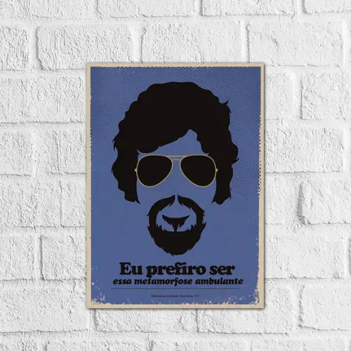 Placa Decorativa Bandas Música