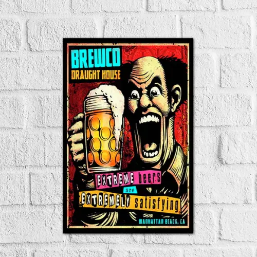 Placa Decorativa Bar Bebidas