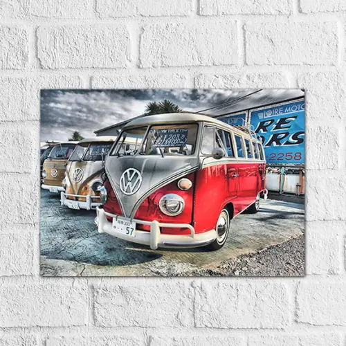 Placa Decorativa carros e motos em mdf 20x30